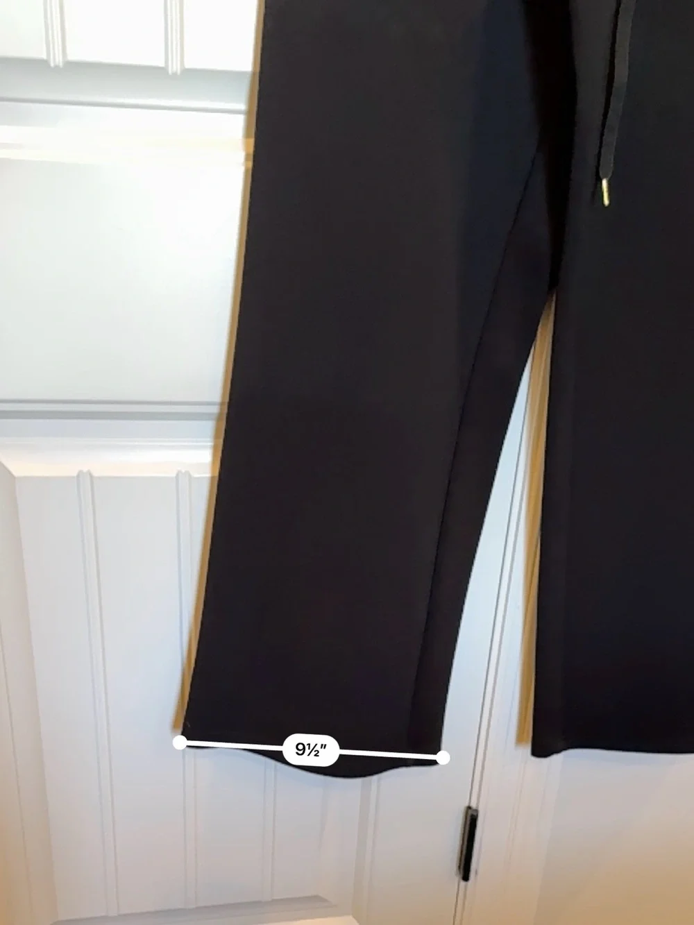 Amazon Black Quarter Zip Pull-Over and Wide-Leg Pull-On Track Pants Set - Picture 5 of 9